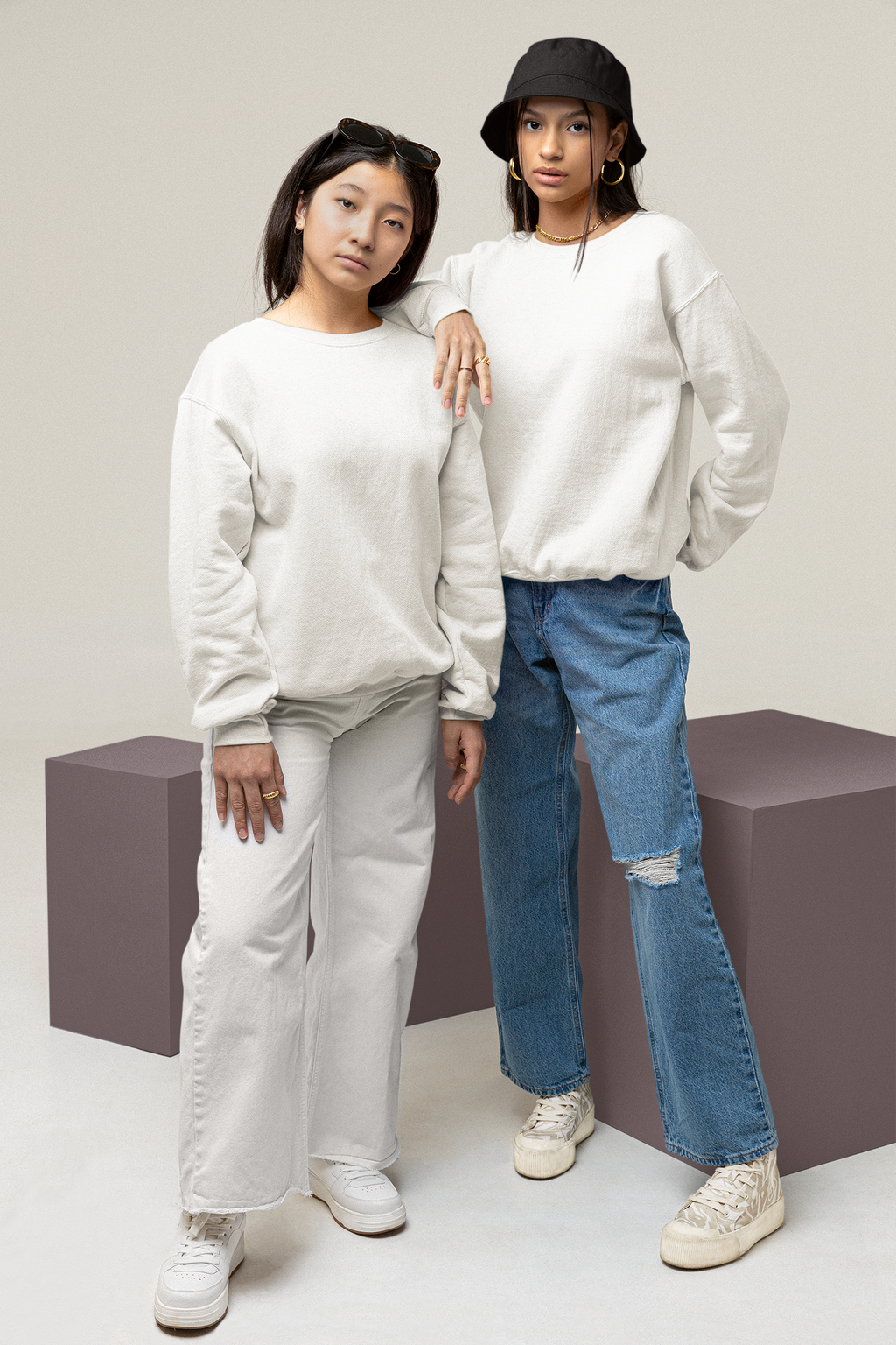 Ultra Heavy Drop Shoulder Crew : Stoneveil