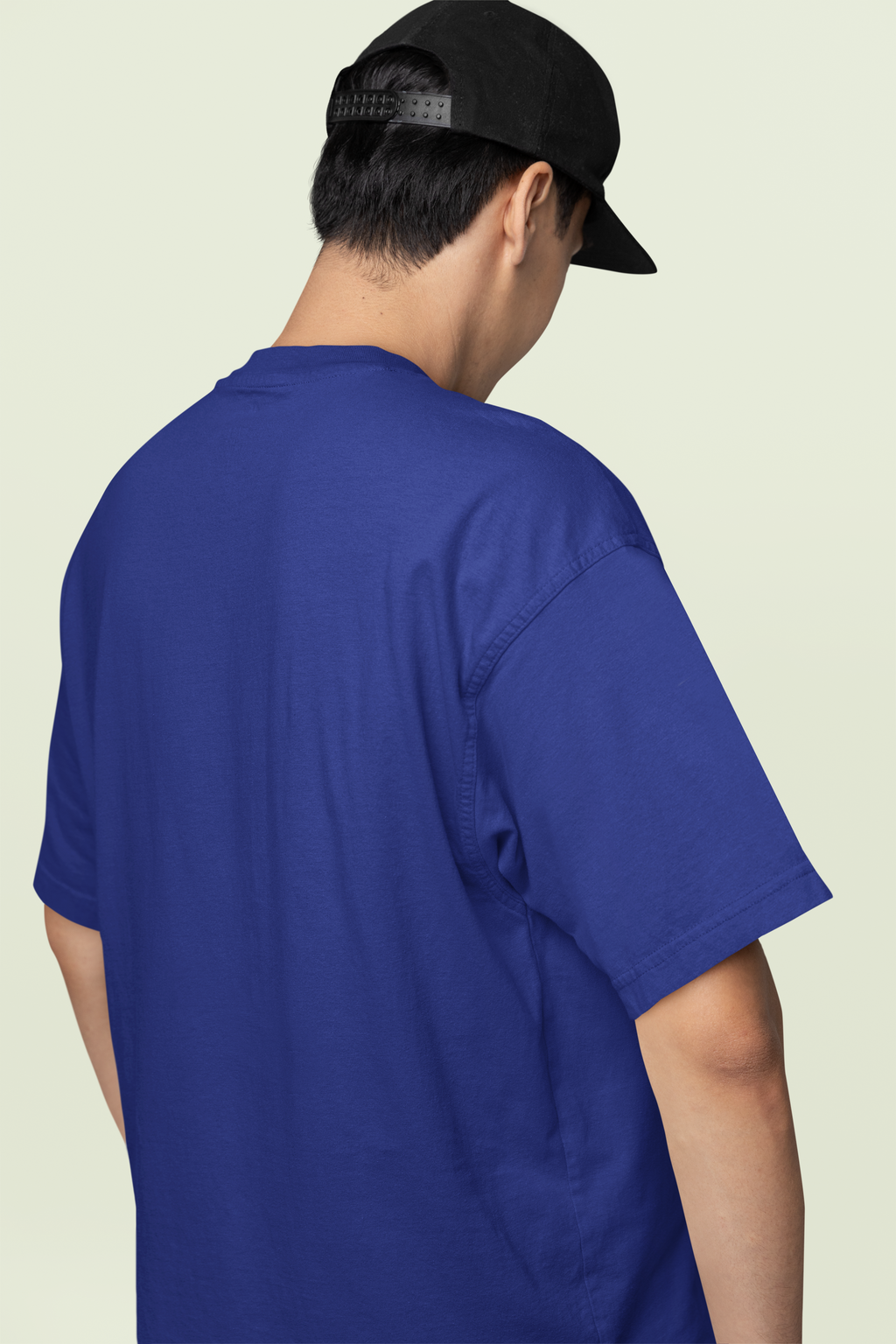 Core Classic Oversized Crew : Cobalt Drift