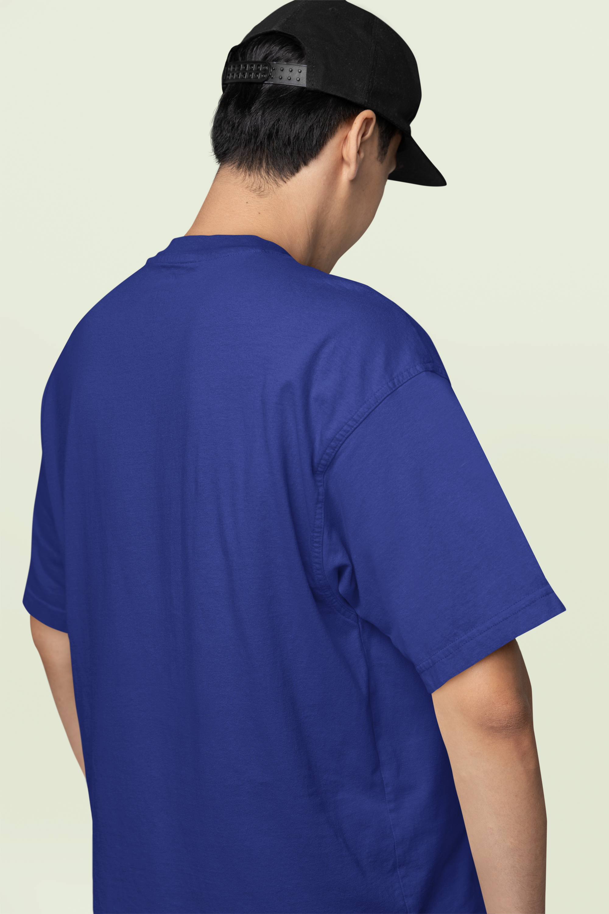 Core Classic Oversized Crew : Cobalt Drift