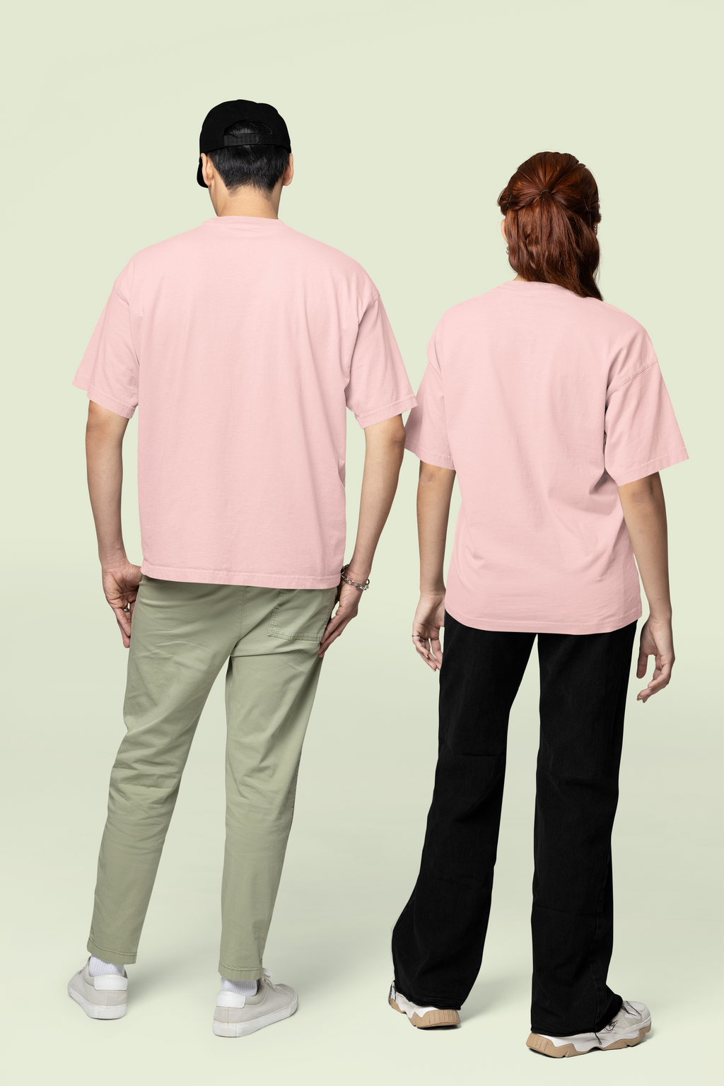 Core Classic Oversized Crew : Petal Dust