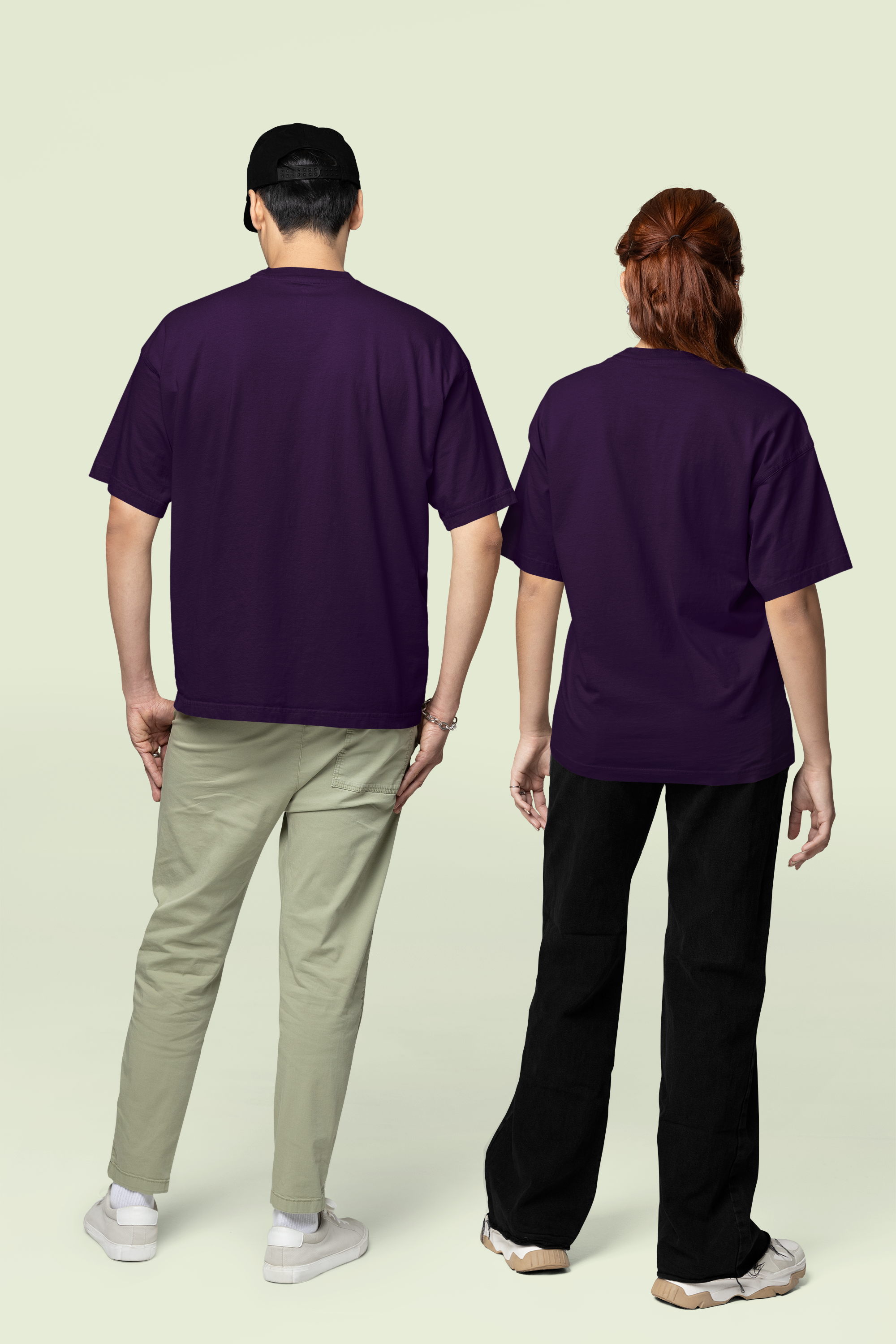 Core Classic Oversized Crew : Duskwine