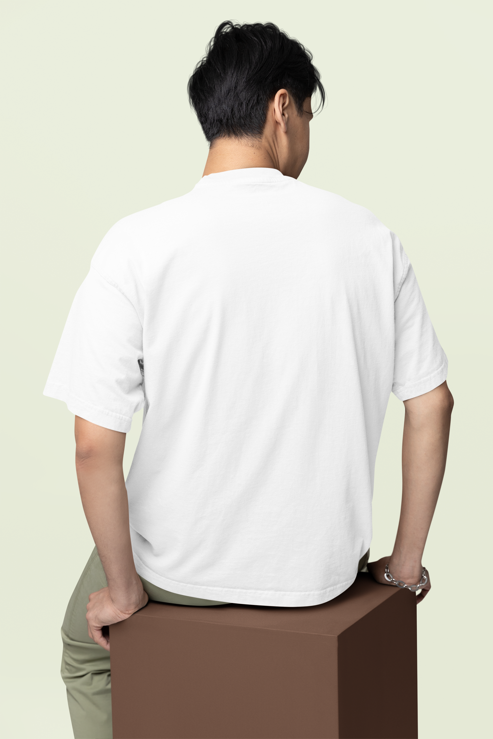 Core Classic Oversized Crew : Salt
