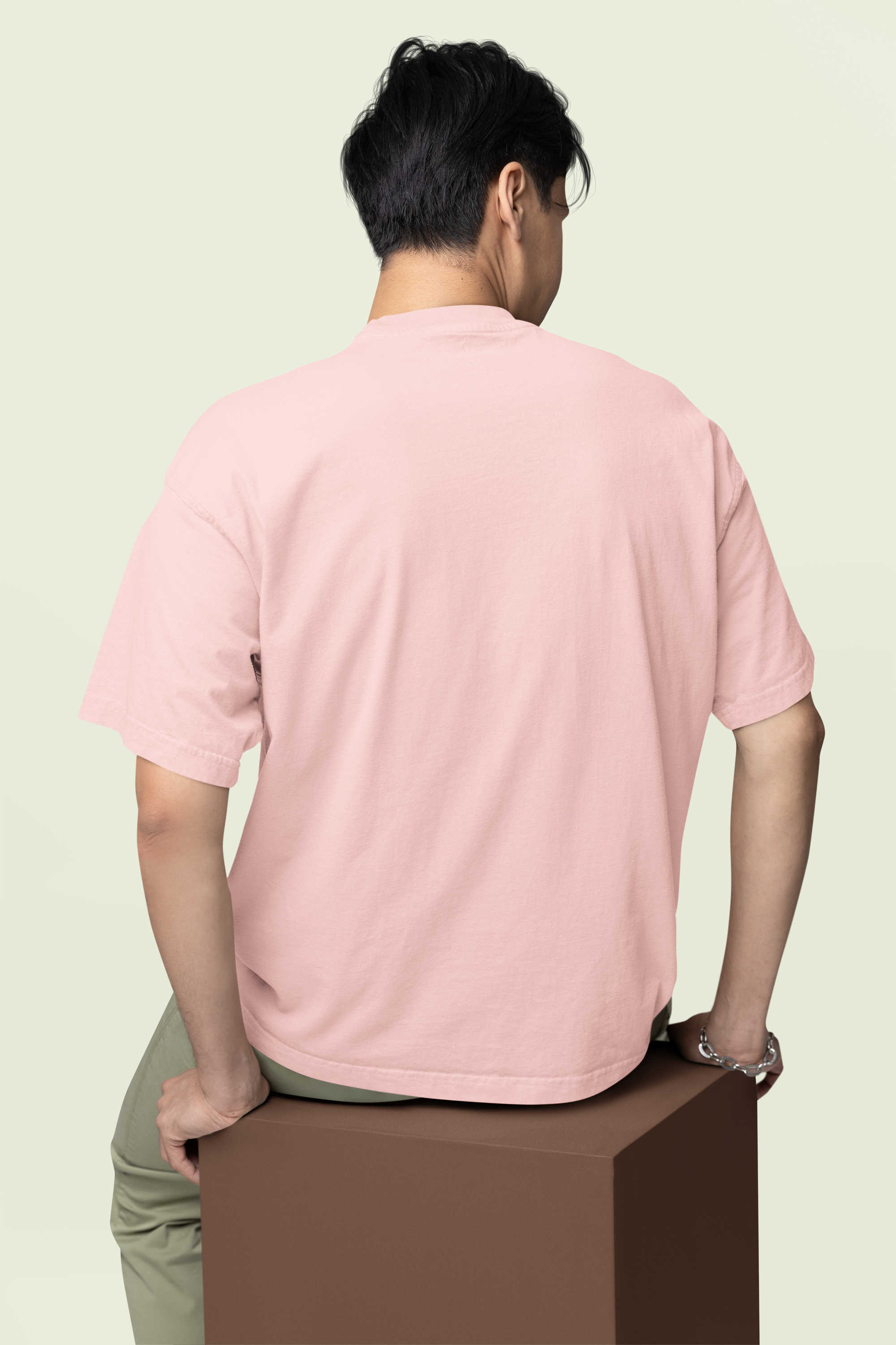 Core Classic Oversized Crew : Petal Dust