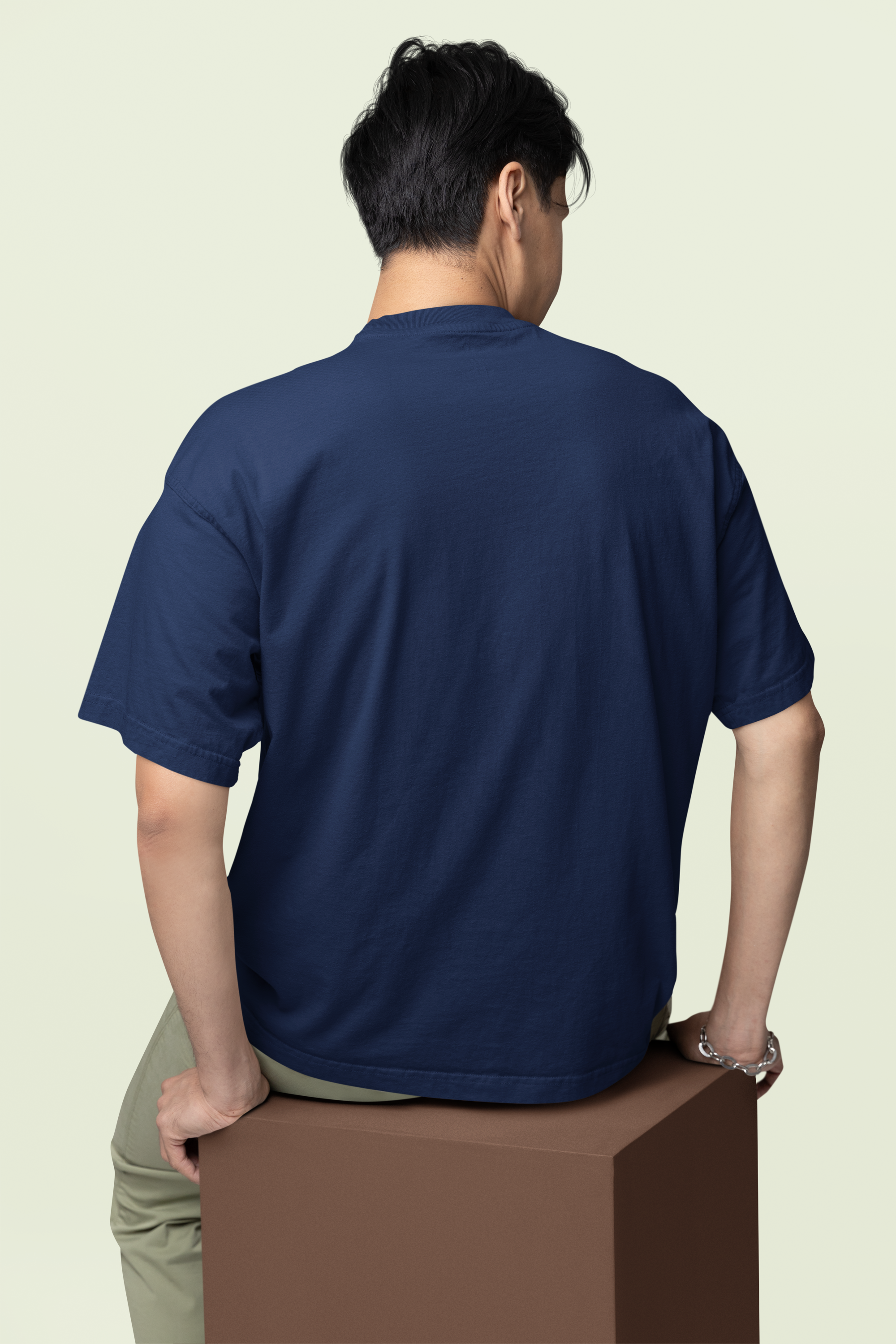 Core Classic Oversized Crew : Cobalt Drift