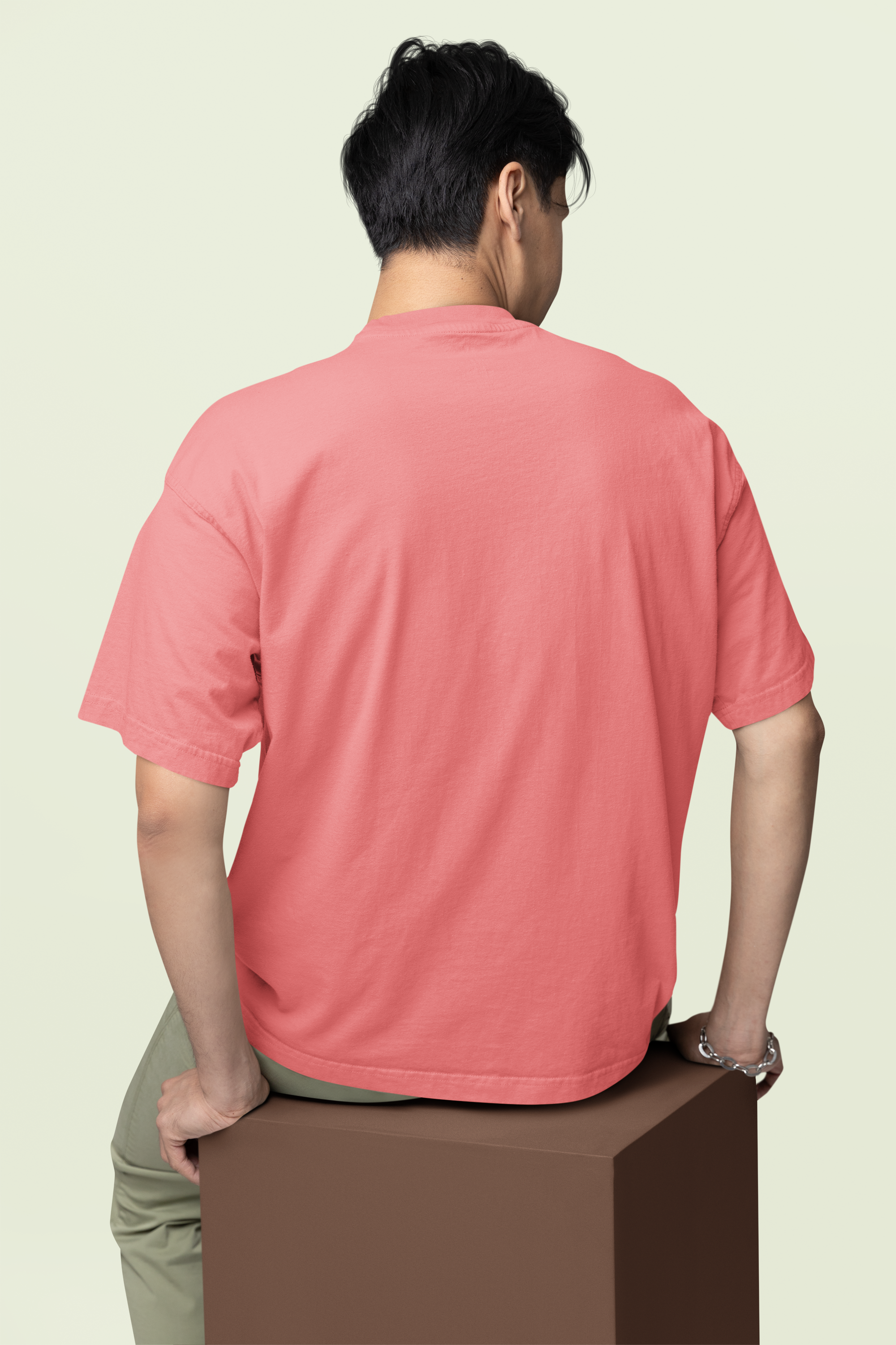 Core Classic Oversized Crew : Blush Clay