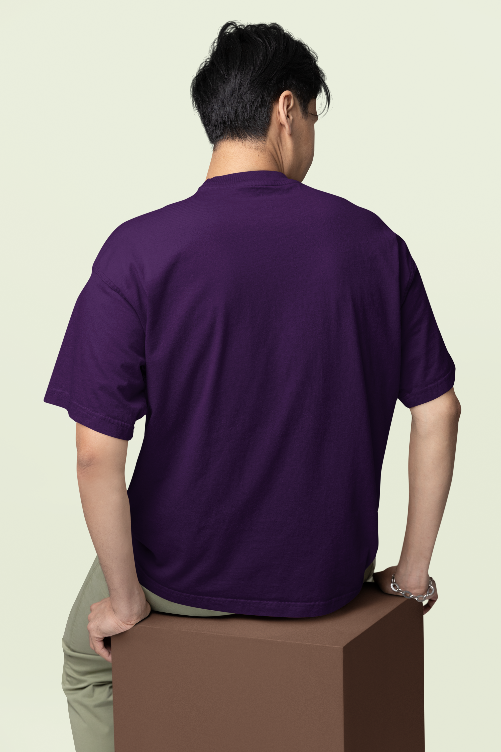 Core Classic Oversized Crew : Duskwine