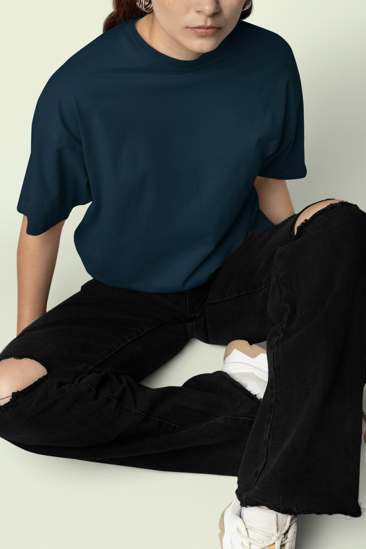 Core Classic Oversized Crew : Deep Current