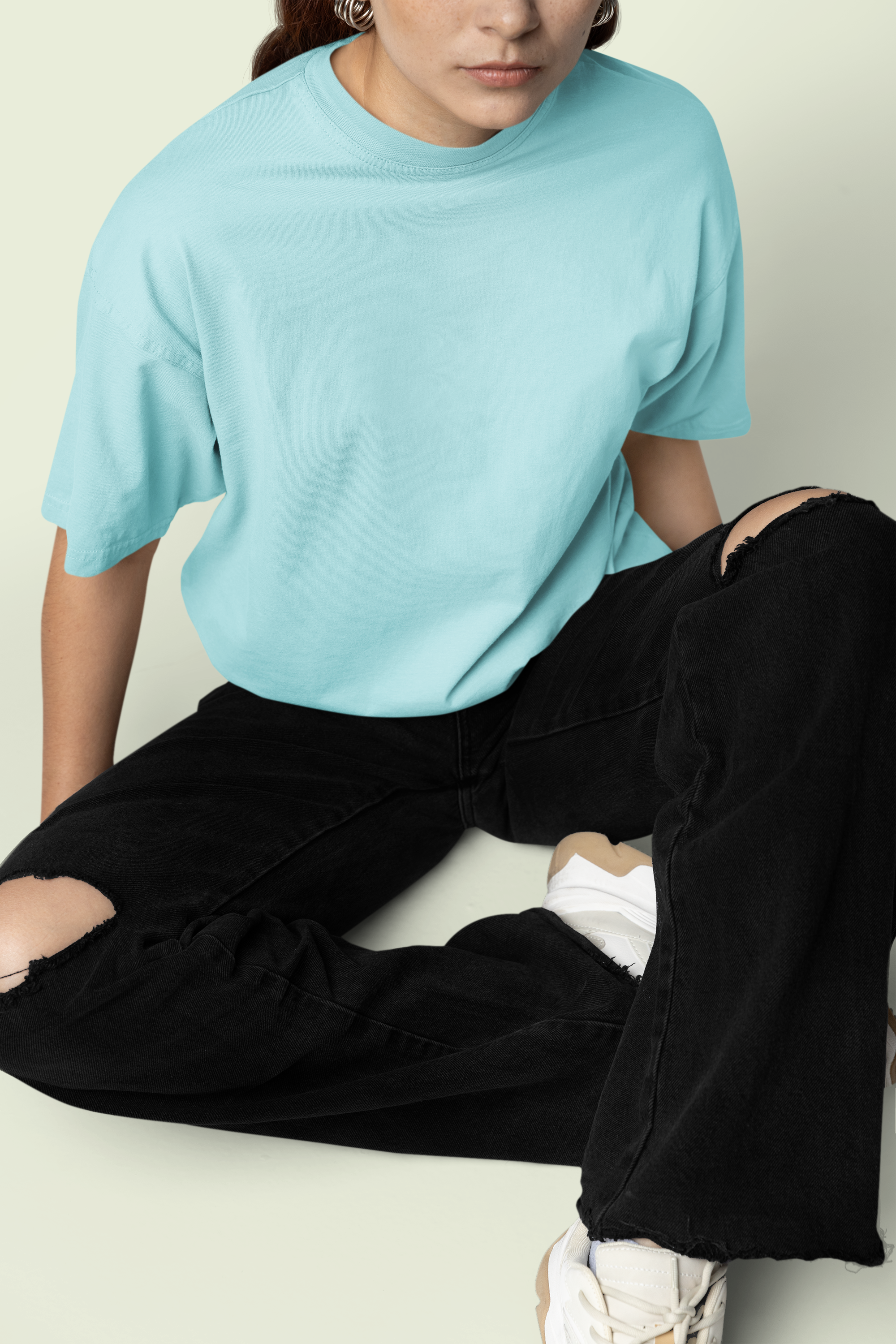Core Classic Oversized Crew : Frostleaf