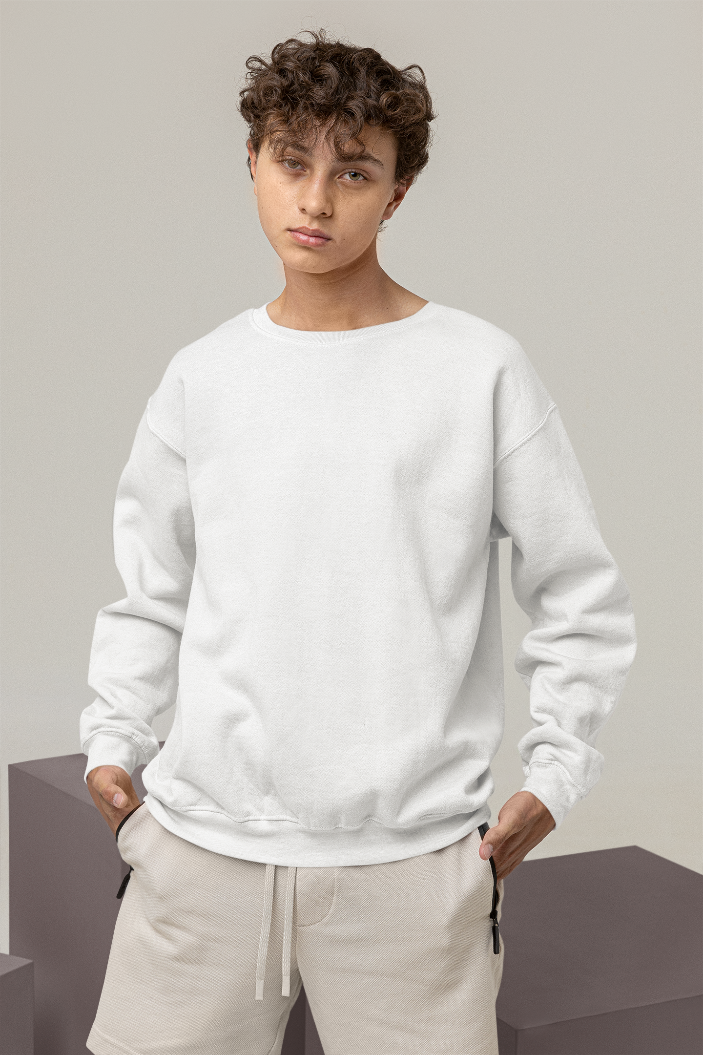 Ultra Heavy Drop Shoulder Crew : Stoneveil