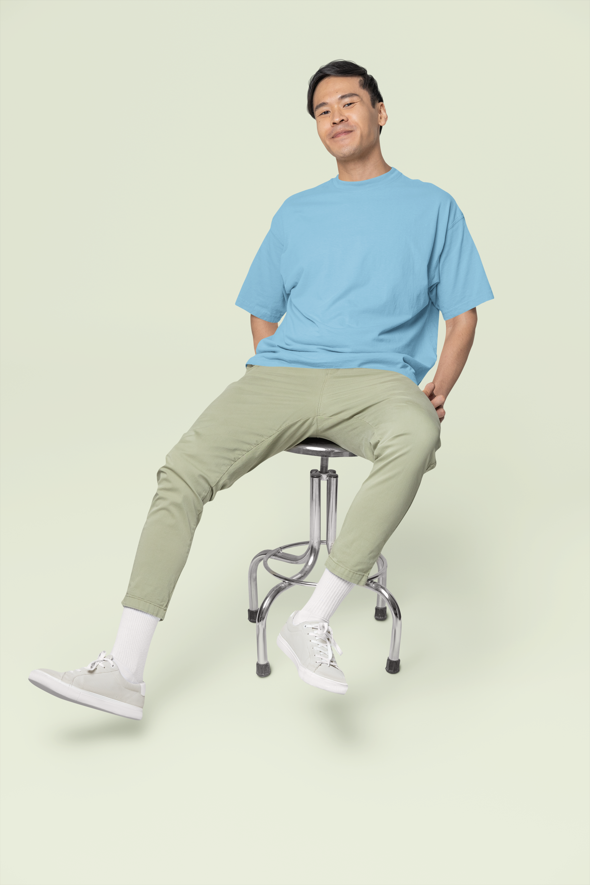 Core Classic Oversized Crew : Skylit