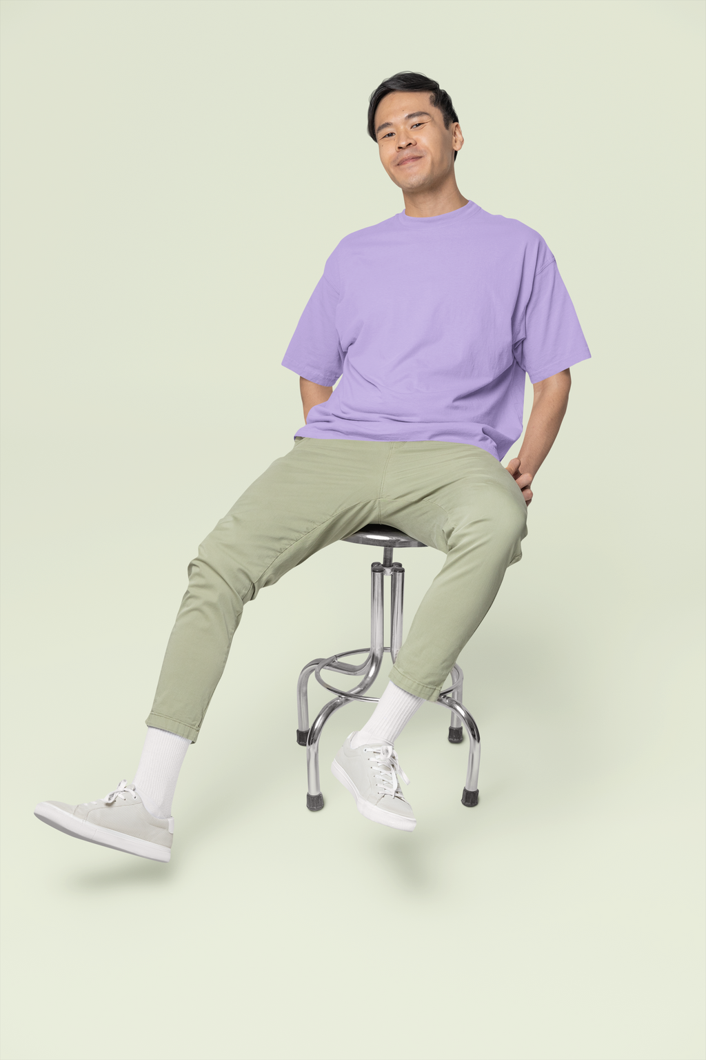 Core Classic Oversized Crew : Lilac Haze