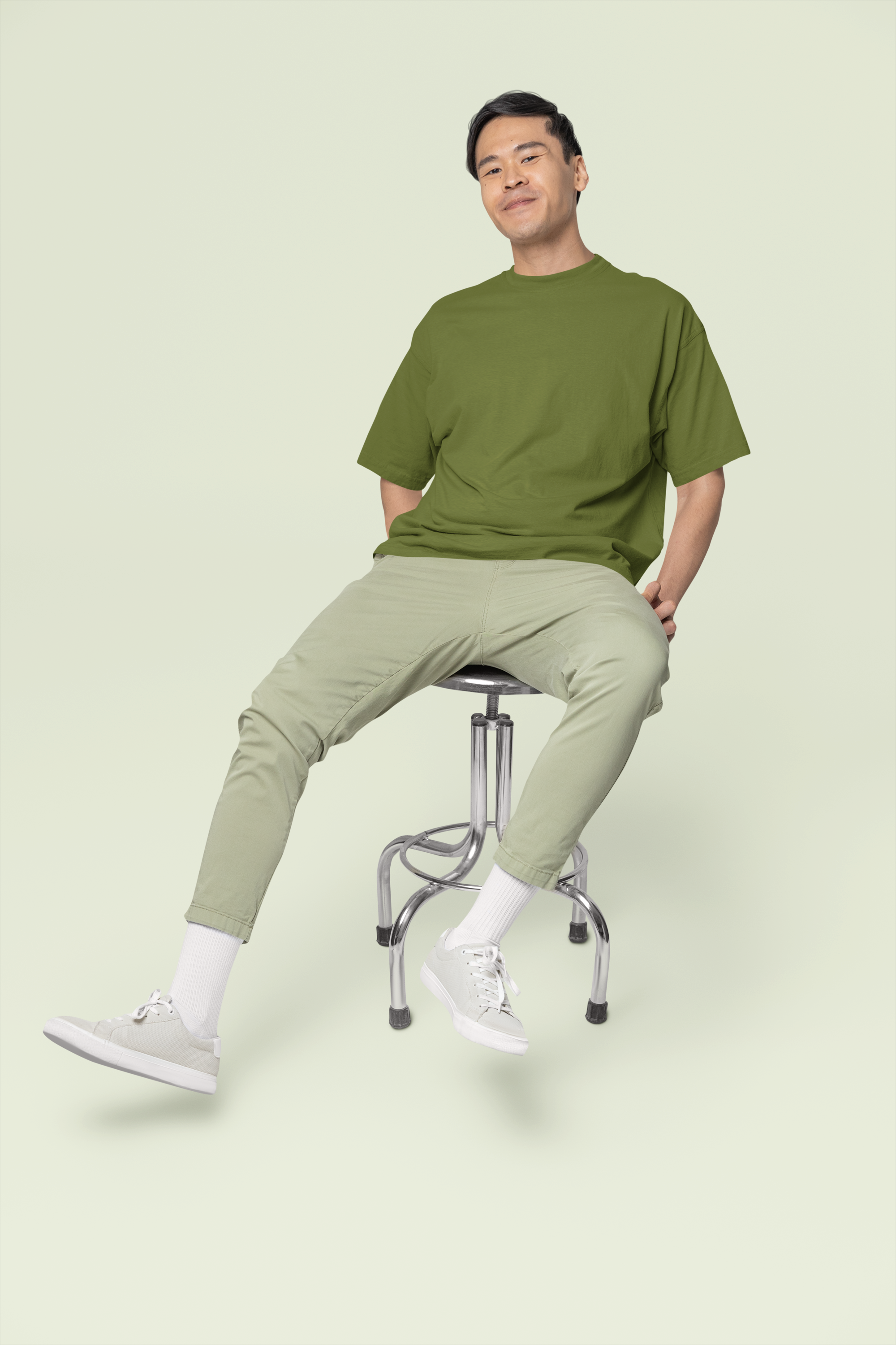 Core Classic Oversized Crew : Mossfield