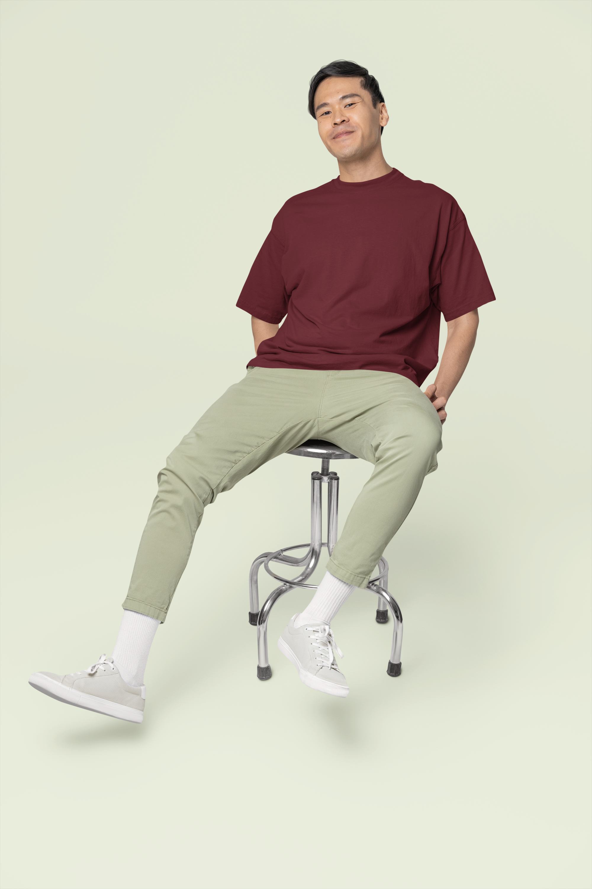 Core Classic Oversized Crew : Mulberry