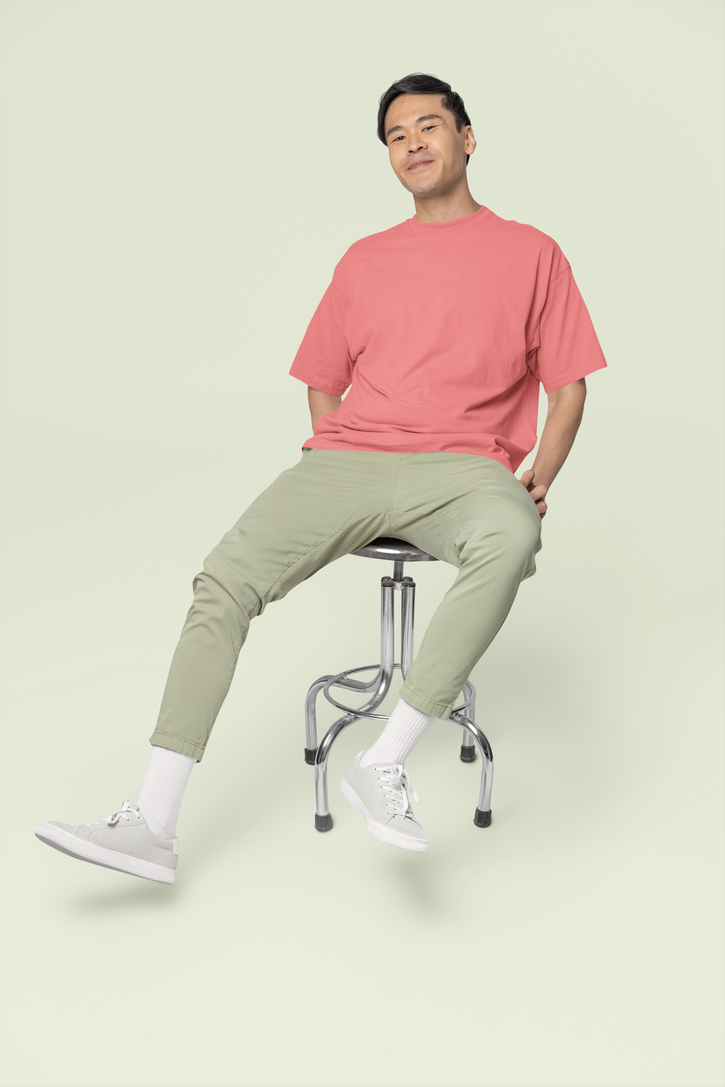Core Classic Oversized Crew : Blush Clay