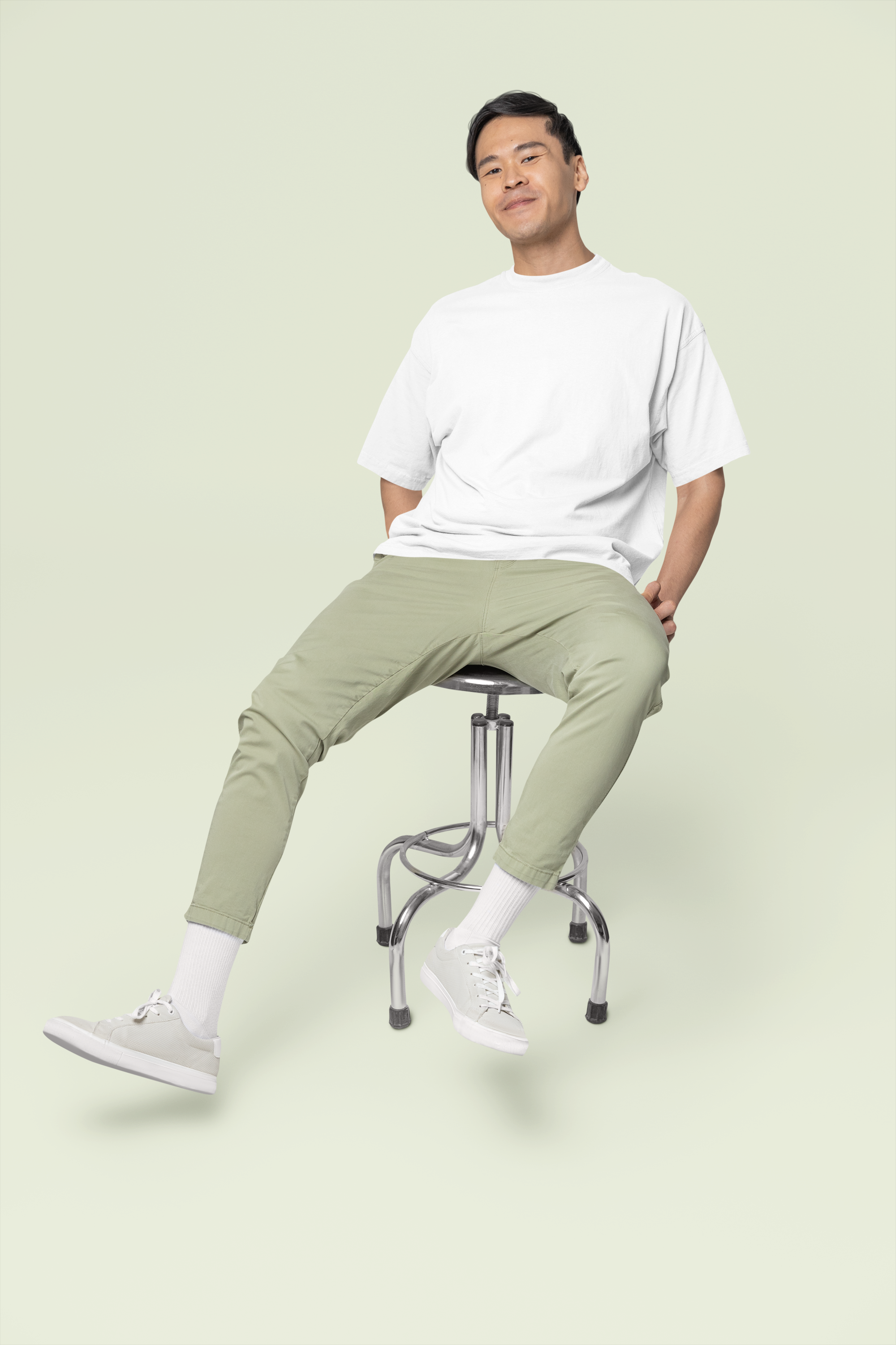 Core Classic Oversized Crew : Salt