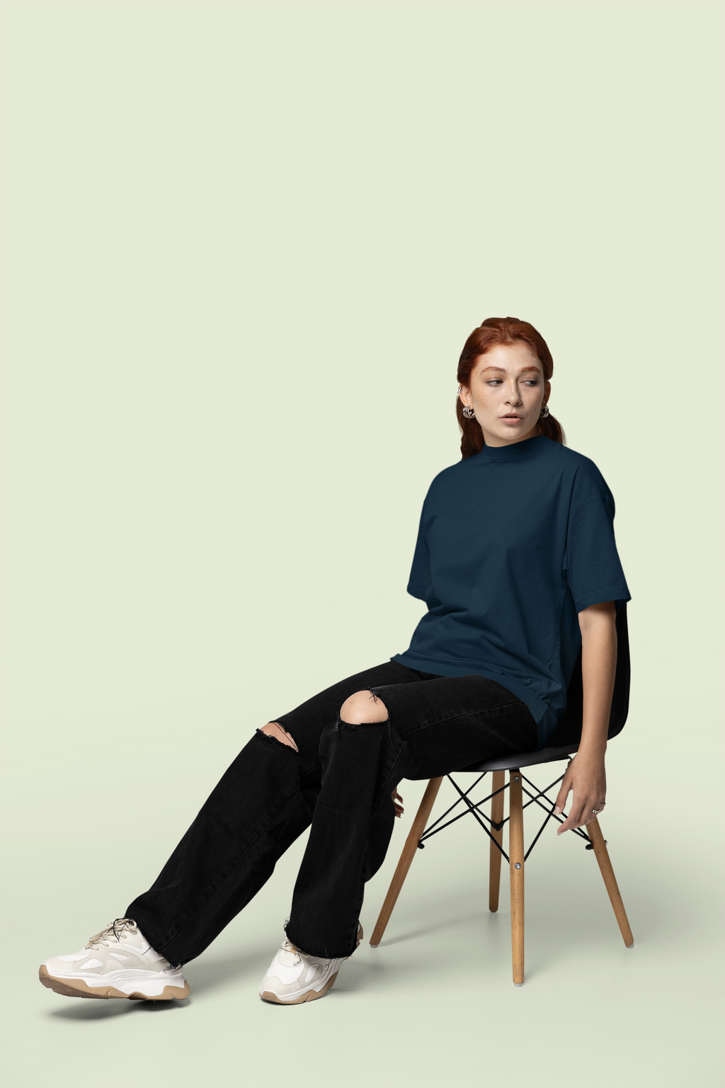 Core Classic Oversized Crew : Deep Current
