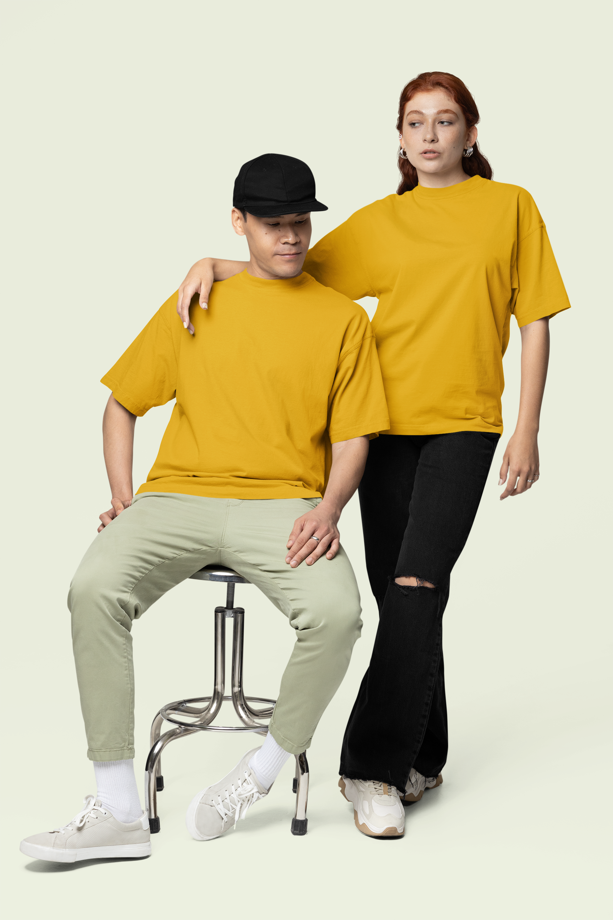 Core Classic Oversized Crew : Amberroot