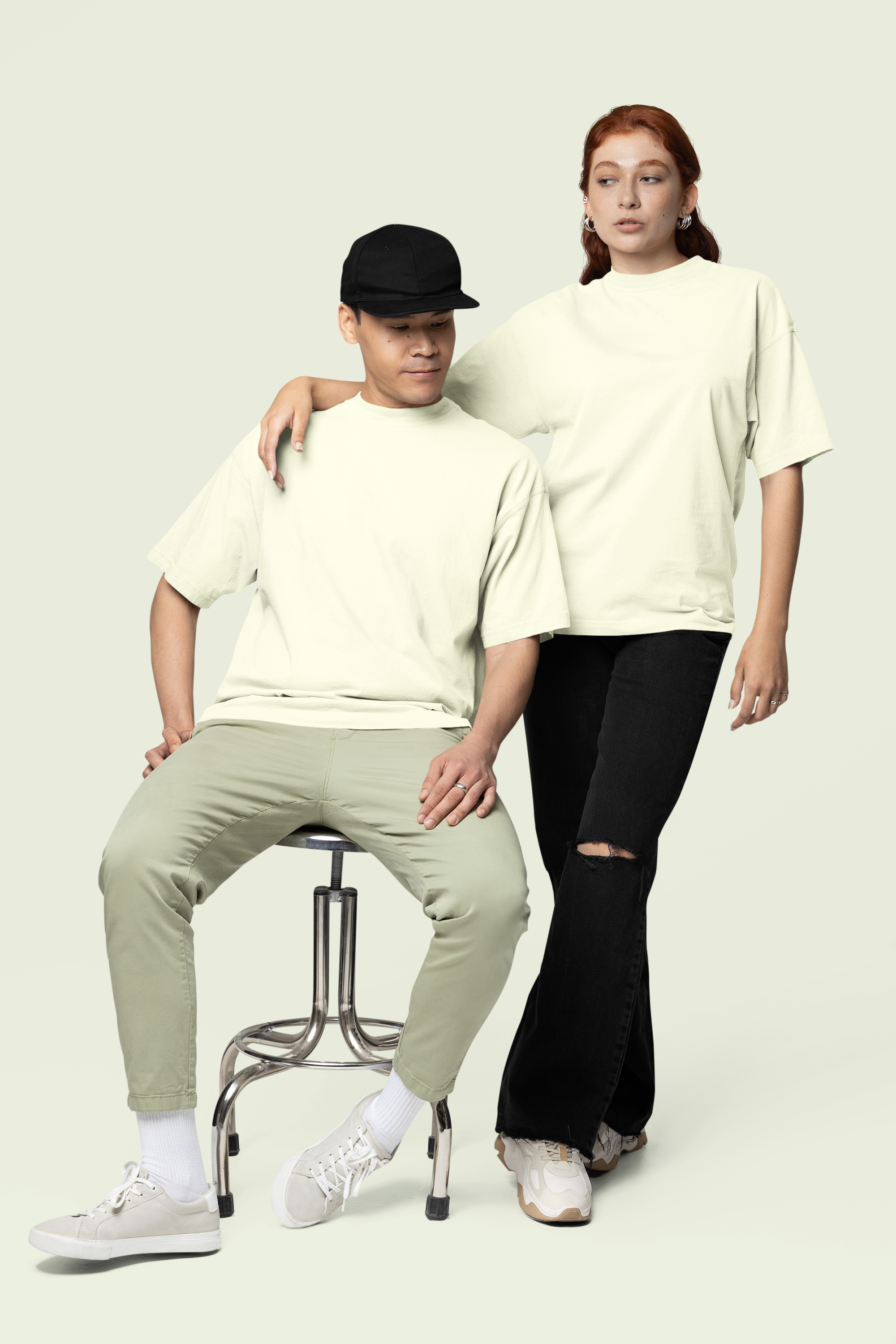 Core Classic Oversized Crew : Feather