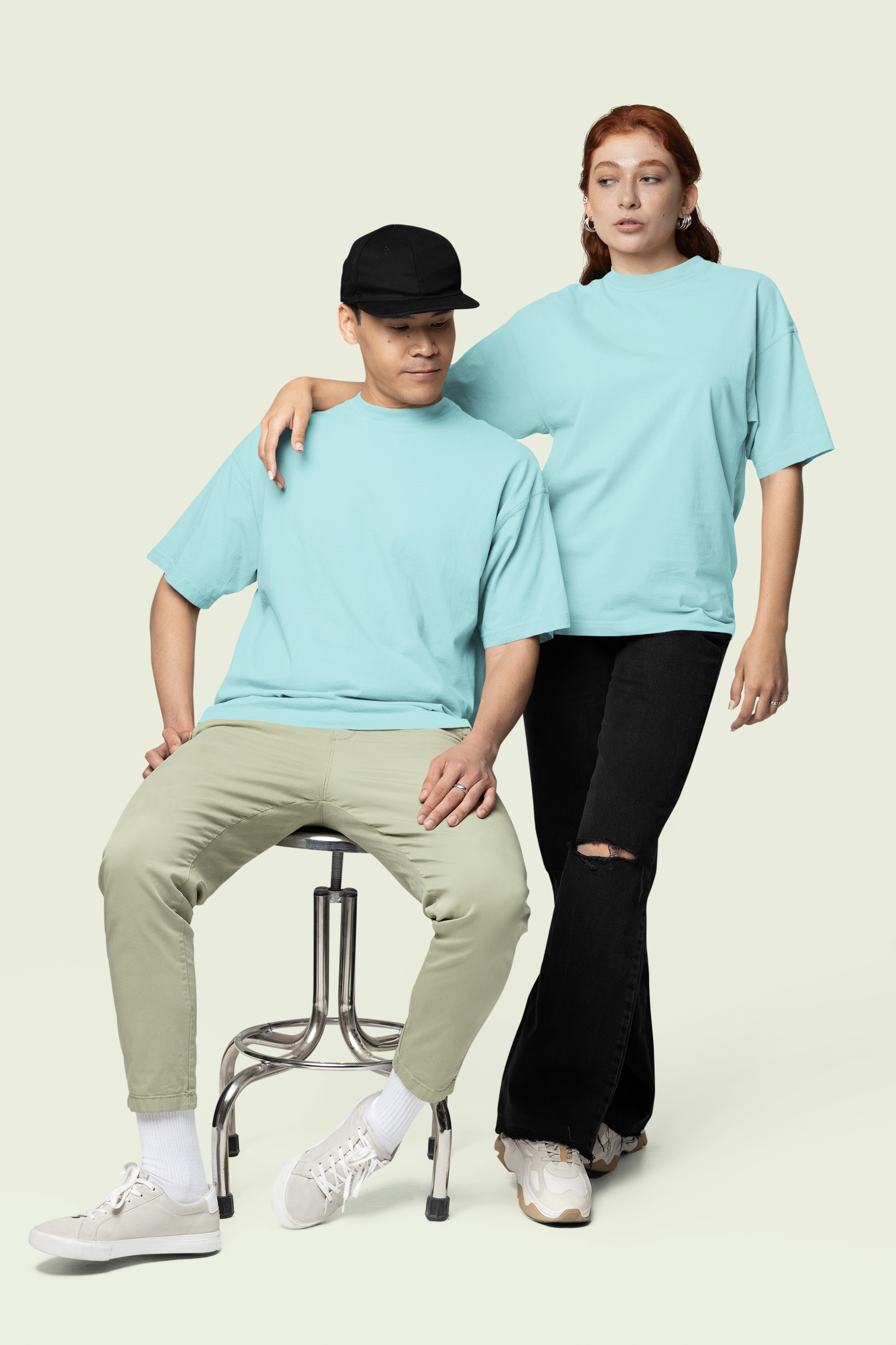 Core Classic Oversized Crew : Frostleaf