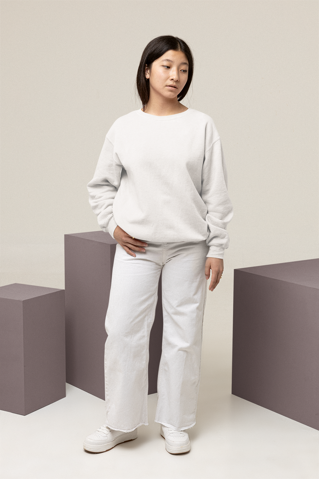 Ultra Heavy Drop Shoulder Crew : Stoneveil