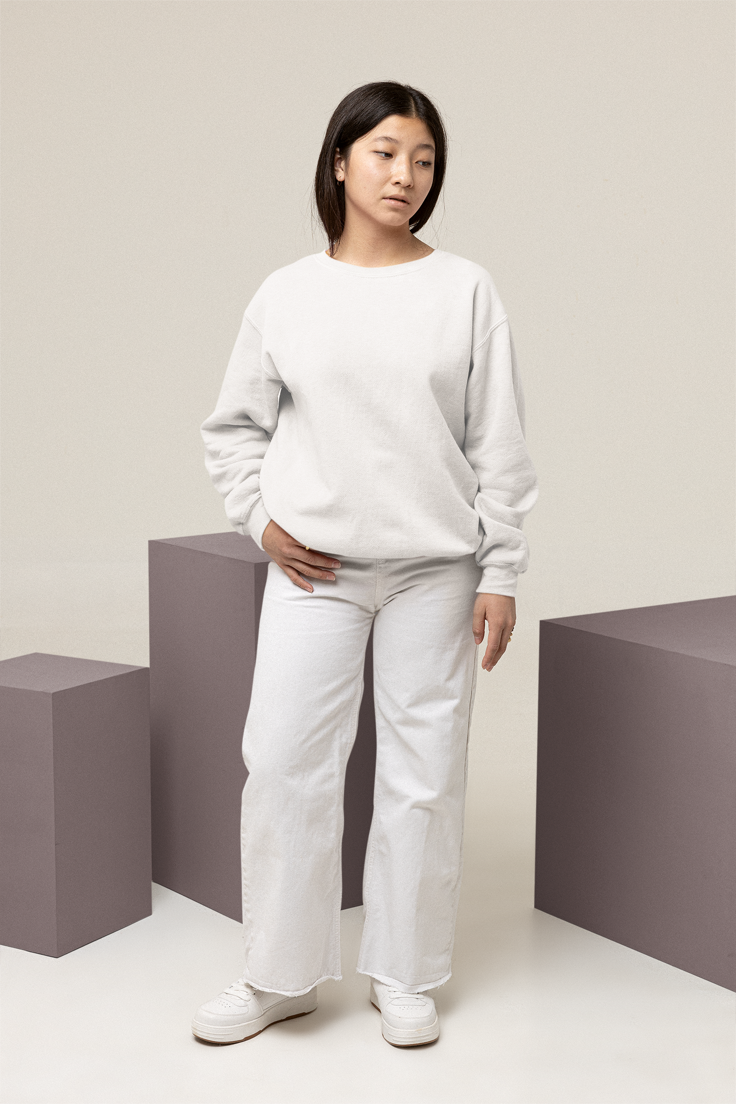Ultra Heavy Drop Shoulder Crew : Stoneveil
