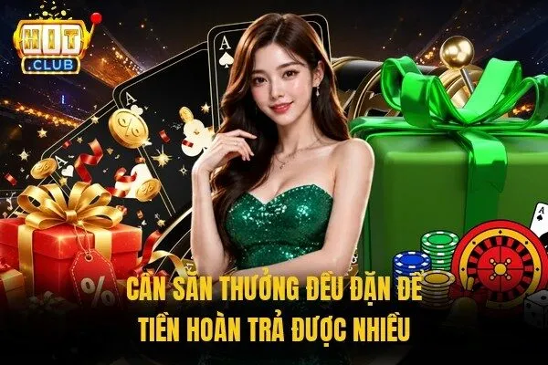 Hoàn Trả Cược Mỗi Ngày Hitclub Với Tỷ Lệ Cực Sốc Đến 1,5% 3 Cần săn thưởng đều đặn để tiền hoàn trả được nhiều